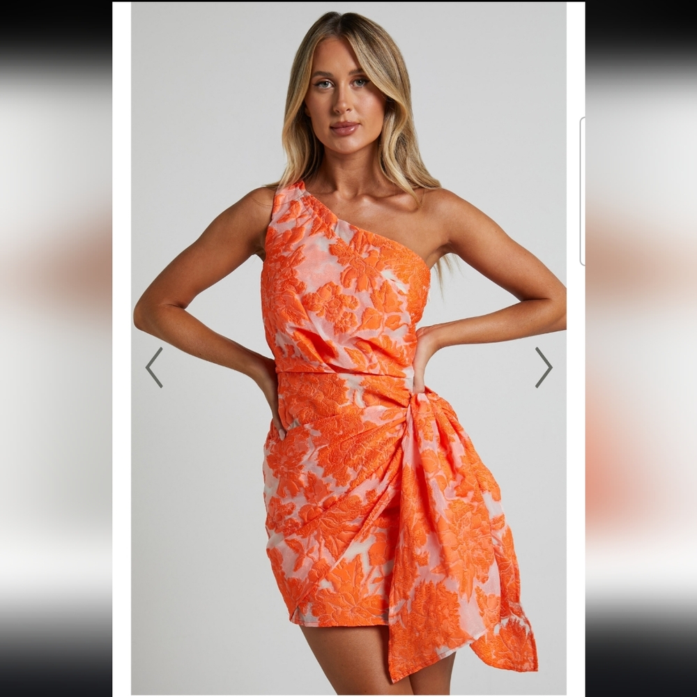 NWT Showpo. one shoulder mini dress